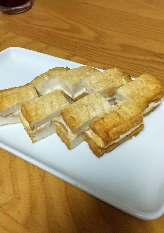 味噌とチーズを挟んだ厚揚げの燻製-レシピのメイン写真