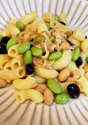サラダ豆とツナのマカロニカレーサラダ-レシピのメイン写真
