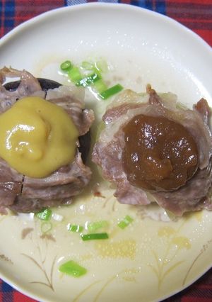 玉葱まんじゅう、ゆず味噌と芥子酢みそ 味-レシピのメイン写真