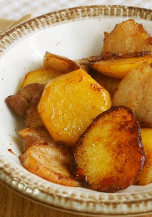 豚バラ・じゃが芋の甜麺醤炒め♪10分主菜-レシピのメイン写真