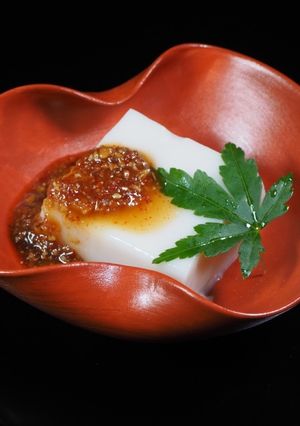 アーモンド豆腐のアーモンド醤油かけ-レシピのメイン写真