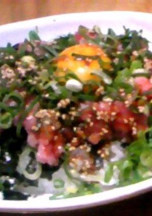 ☆焼肉のﾀﾚでﾈｷﾞﾄﾛﾕｯｹ丼☆-レシピのメイン写真
