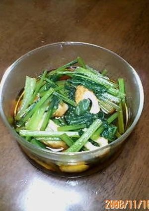 小松菜とちくわの含め煮-レシピのメイン写真