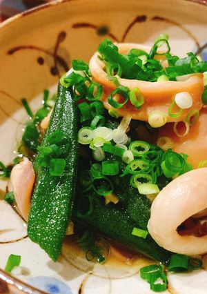 あっという間！オクラとスルメイカの炒め煮-レシピのメイン写真