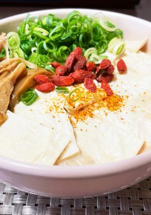 ヘルシー♪豆乳と湯葉の冷やしラーメン-レシピのメイン写真