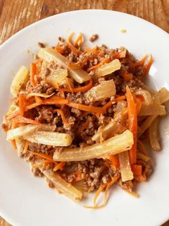 大根のきんぴら風ひき肉炒め-レシピのメイン写真
