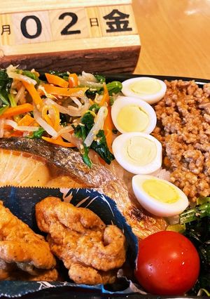 2021.7/2 中学生男子お弁当-レシピのメイン写真