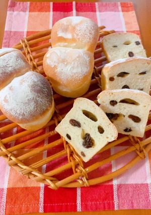レーズン山型ミニ食パン-レシピのメイン写真
