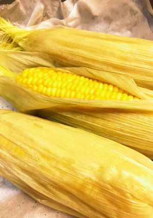 蒸し器なしでも皮付きとうもろこし蒸し-レシピのメイン写真