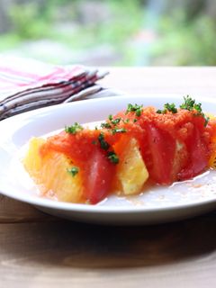 トマトとオレンジの人参ドレッシング-レシピのメイン写真