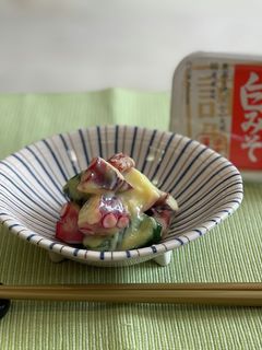 タコのからし酢みそ和え-レシピのメイン写真