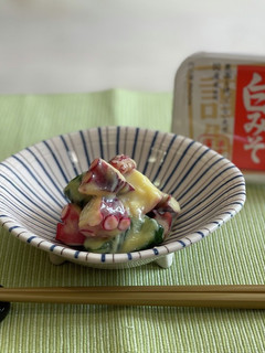 タコのからし酢みそ和え-レシピのメイン写真