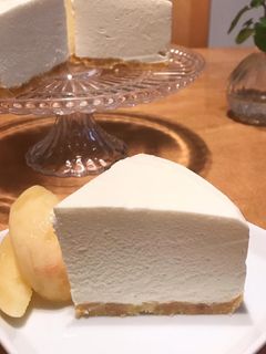 わたしの基本のレアチーズケーキ-レシピのメイン写真