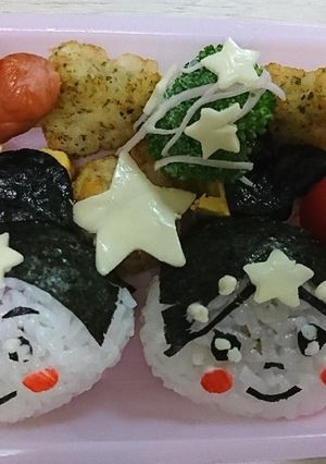 幼稚園 年中 七夕弁当-レシピのメイン写真
