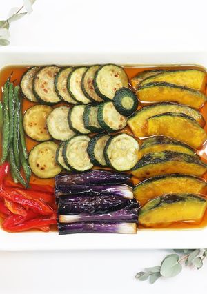 夏野菜の揚げ浸し-レシピのメイン写真