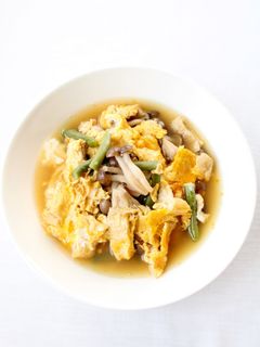 簡単美味しい!【卵とじインゲンの煮浸し】-レシピのメイン写真