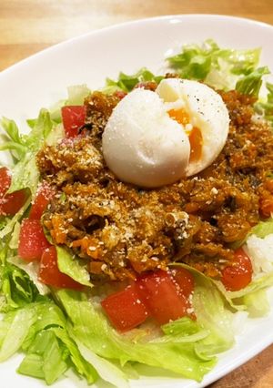 鯖缶で簡単時短ヘルシー！鯖缶タコライス-レシピのメイン写真