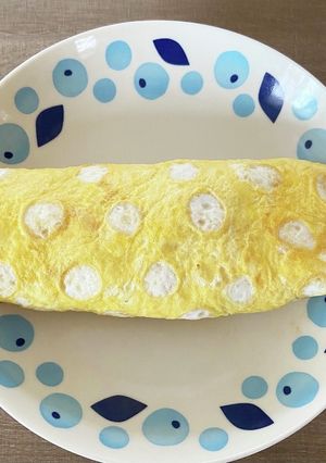 ＊お弁当に＊ドット柄オムライス-レシピのメイン写真