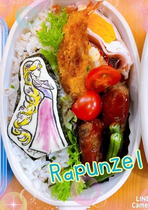ラプンツェル　キャラ弁　オブアート-レシピのメイン写真