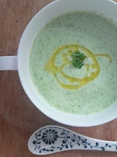 きゅうりと豆乳の冷製スープ-レシピのメイン写真