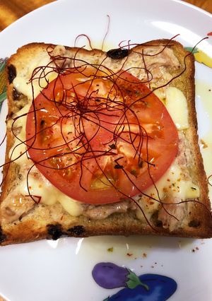 レーズンパンDEツナチーズトースト♬-レシピのメイン写真