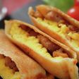 簡単!冷凍焼鳥でお手軽ホットサンド!