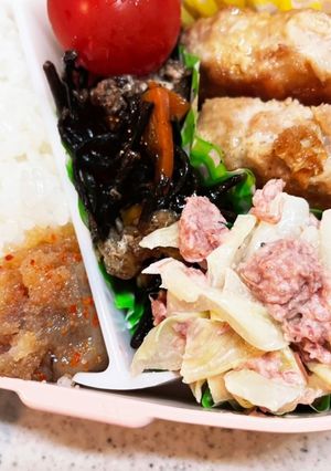 かんたん、キャベツとコンビーフのサラダ-レシピのメイン写真