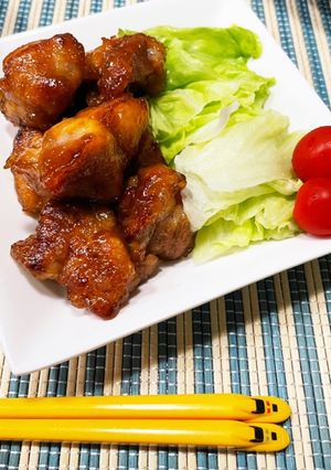 夏にさっぱり！梅シロップで鶏肉の甘酢炒め-レシピのメイン写真