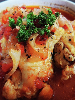 鶏手羽元のトマト煮込み-レシピのメイン写真