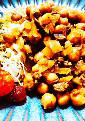 簡単　挽肉とひよこ豆のドライカレー-レシピのメイン写真