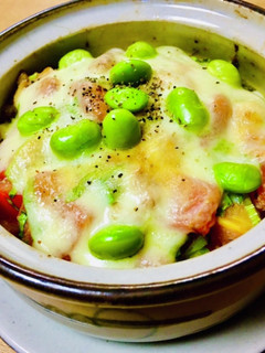 パンの耳 鯖缶トマトグラタン-レシピのメイン写真