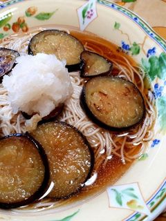 ナスのおろしぶっかけそうめん-レシピのメイン写真