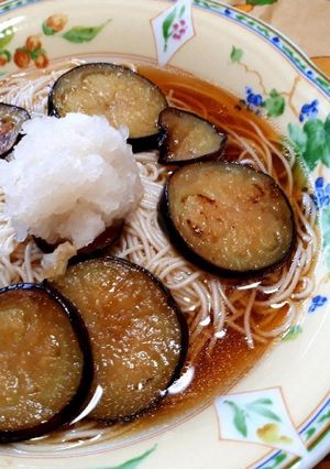 ナスのおろしぶっかけそうめん-レシピのメイン写真