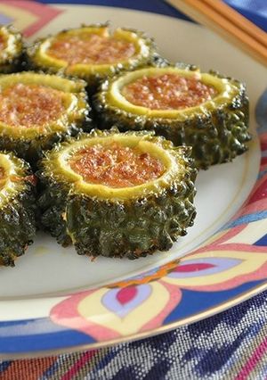 夏ばて解消！ゴーヤーの肉詰め-レシピのメイン写真