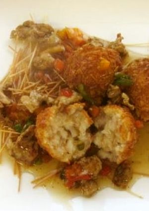連子鯛の菊川そうめんミノムシ揚げ-レシピのメイン写真