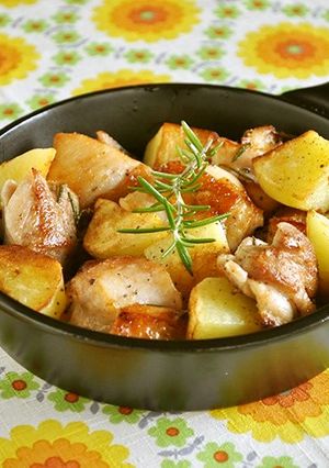 鶏肉とじゃがいものローズマリー焼き-レシピのメイン写真