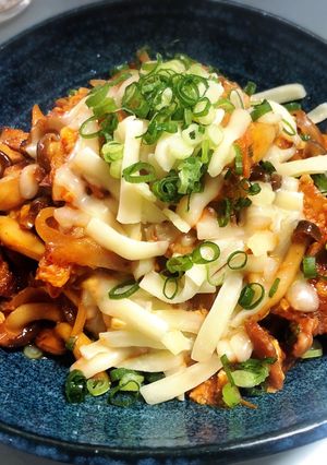 残り物野菜で蒸し豚キムチ-レシピのメイン写真