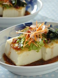 豆腐ステーキの梅ドレサラダ-レシピのメイン写真