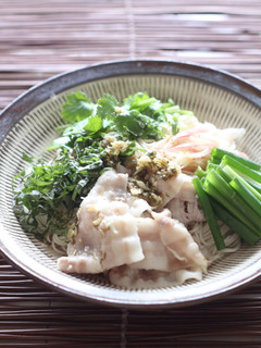 大葉と豚しゃぶのエスニック麺-レシピのメイン写真