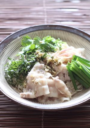 大葉と豚しゃぶのエスニック麺-レシピのメイン写真