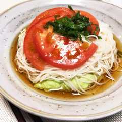 A picture of アレンジおそうめん♪枝豆と.