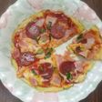 ヘルシー、ズッキーニピザ