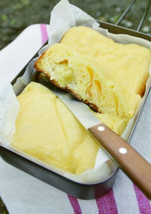 メスティンで作るバナナ蒸しケーキ-レシピのメイン写真
