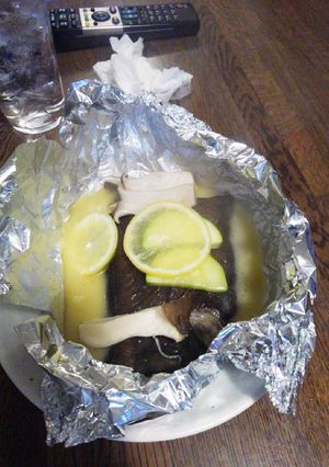 舌平目のホイル焼き-レシピのメイン写真