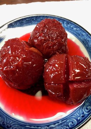 ばあばの 簡単すもも の甘煮-レシピのメイン写真
