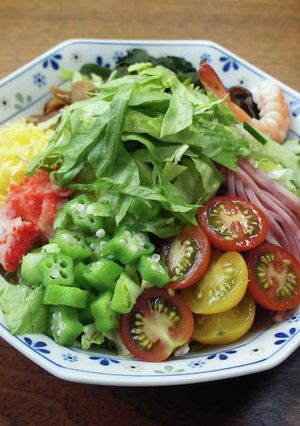 レタスいっぱい冷やし中華-レシピのメイン写真