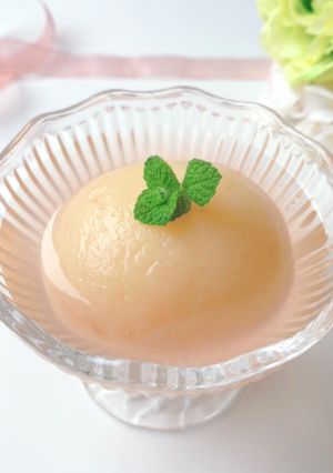 簡単レシピ おとな味 桃のコンポート-レシピのメイン写真
