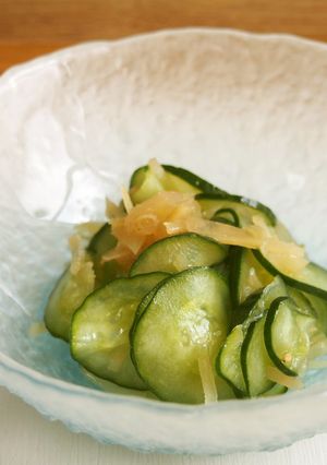 胡瓜とガリの酢の物♪ガリで味がきまる♪-レシピのメイン写真