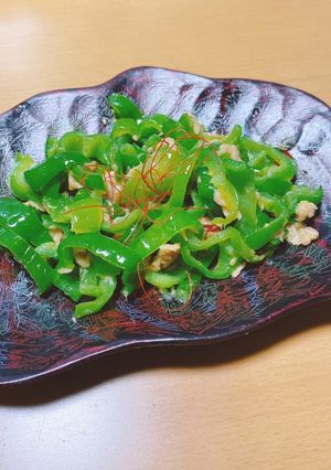 ごま油香るピリ辛ツナピーマン-レシピのメイン写真