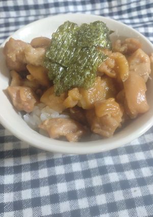 タレはレンチン！簡単焼き鳥丼♪-レシピのメイン写真